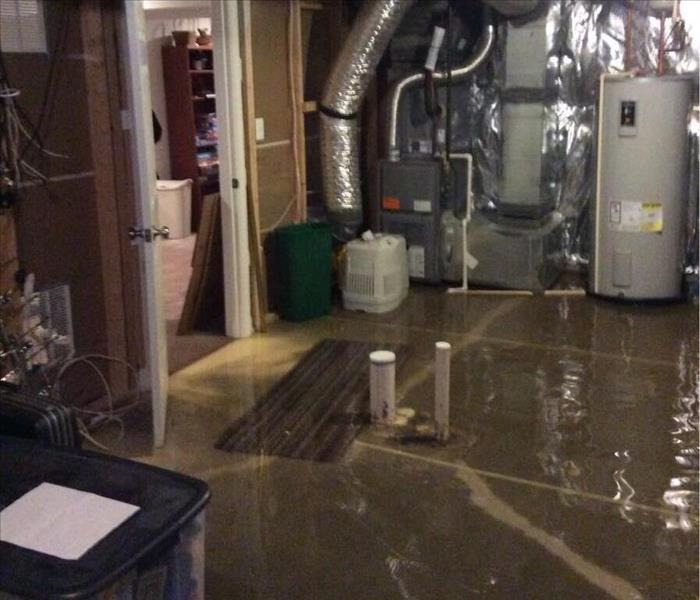Flooded Basement Cleanup in Towson, MD (9857)